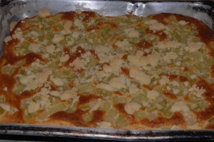 Recept na rychlý koláč z rebarbory